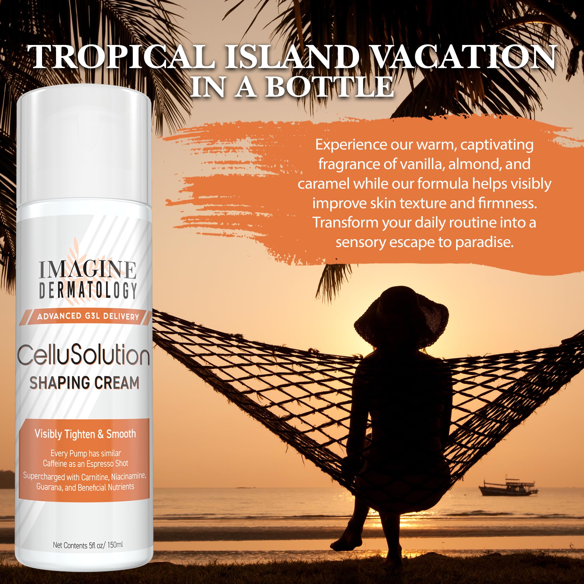 Amazon.com : CelluSolution Caffeine Body Cream – Caffeine, Guarana